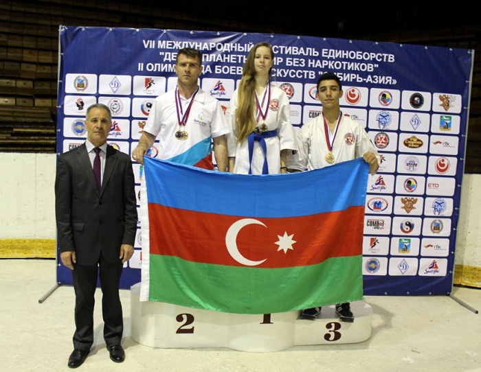 Azerbaijani karate fighters top Asian Cup open tournament
